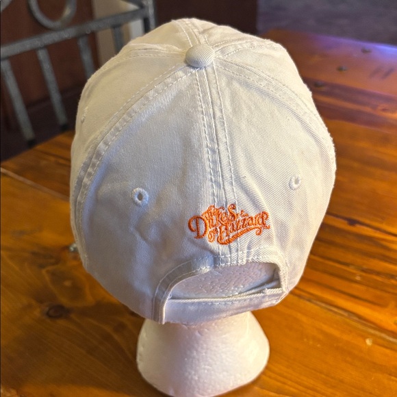 Dukes of Hazzard white Baseball Cap with Orange '01' Accent - Picture 3 of 9